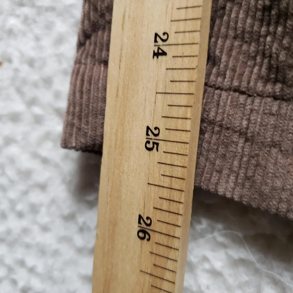 Cremieux Classics Mens Brown Corduroy Pants 100% Cotton Straight Leg 38x29